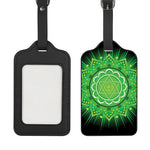 Anahata Chakra Mandala Print Luggage Tag