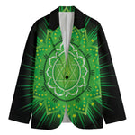 Anahata Chakra Mandala Print Men's Blazer