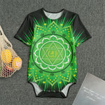 Anahata Chakra Mandala Print Men's Bodysuit