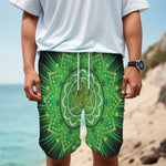 Anahata Chakra Mandala Print Men's Cargo Shorts