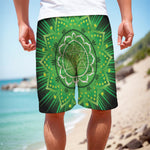 Anahata Chakra Mandala Print Men's Cargo Shorts