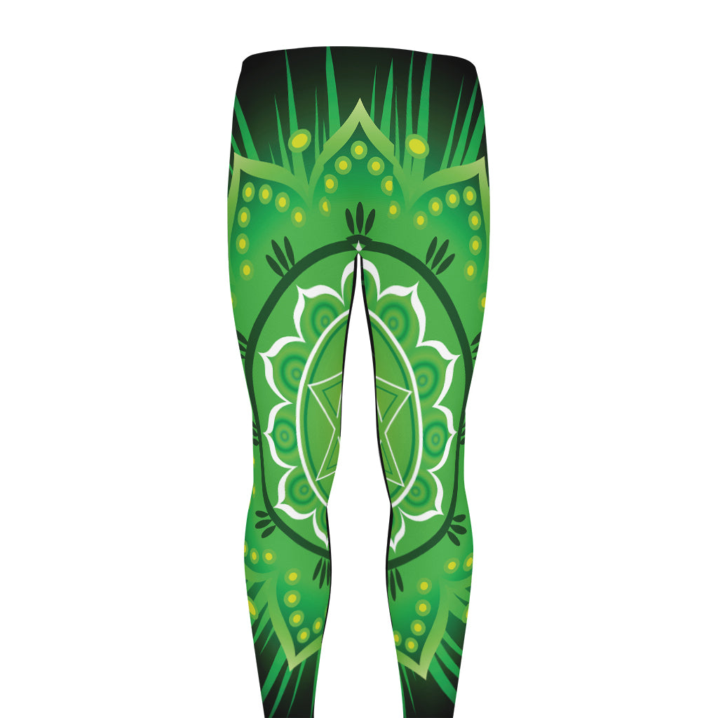 Anahata Chakra Mandala Print Men's leggings