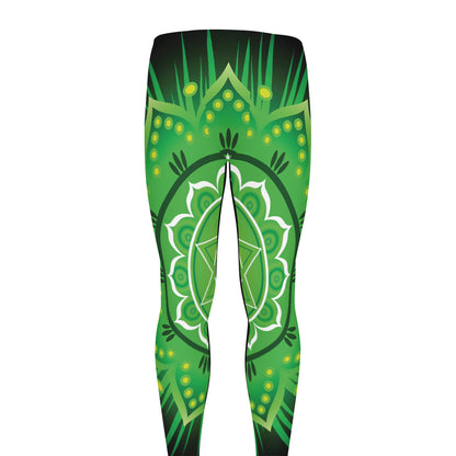 Anahata Chakra Mandala Print Men's leggings