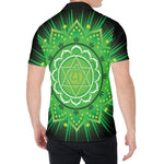 Anahata Chakra Mandala Print Men's Shirt