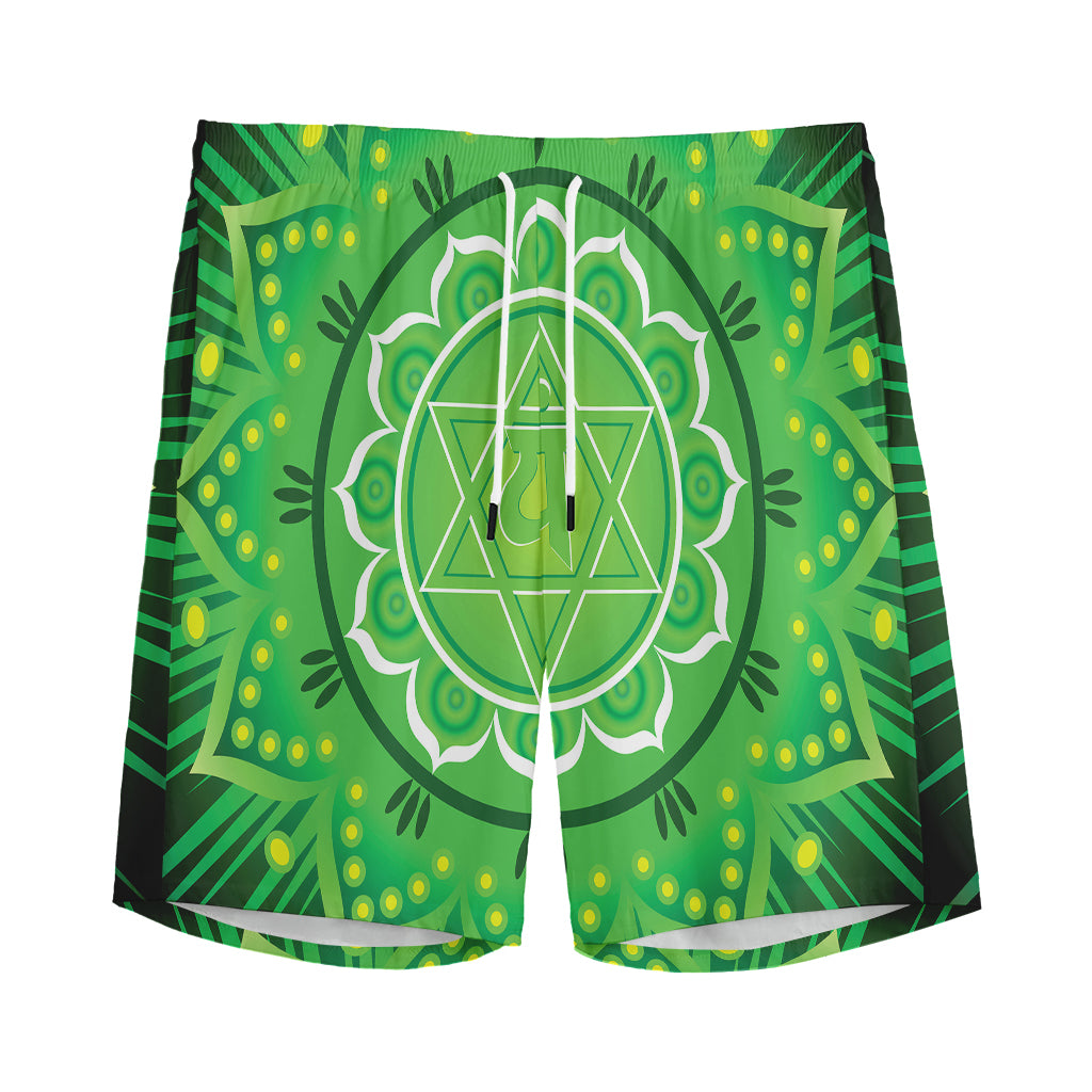 Anahata Chakra Mandala Print Men's Sports Shorts