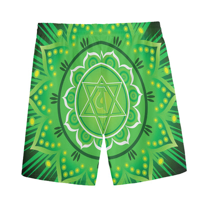 Anahata Chakra Mandala Print Men's Sports Shorts