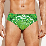 Anahata Chakra Mandala Print Men's Swim Briefs