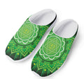 Anahata Chakra Mandala Print Mesh Casual Shoes