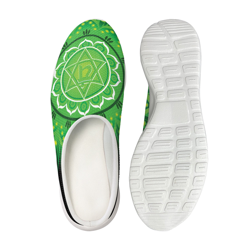 Anahata Chakra Mandala Print Mesh Casual Shoes