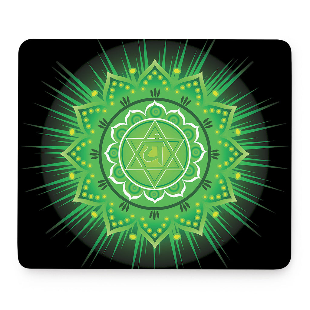 Anahata Chakra Mandala Print Mouse Pad
