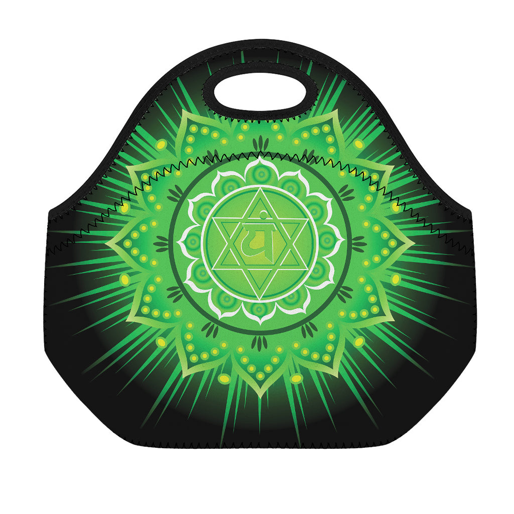 Anahata Chakra Mandala Print Neoprene Lunch Bag