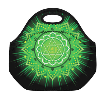 Anahata Chakra Mandala Print Neoprene Lunch Bag