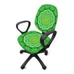 Anahata Chakra Mandala Print Office Chair Cover