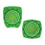 Anahata Chakra Mandala Print Office Chair Cover