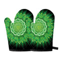 Anahata Chakra Mandala Print Oven Mitts
