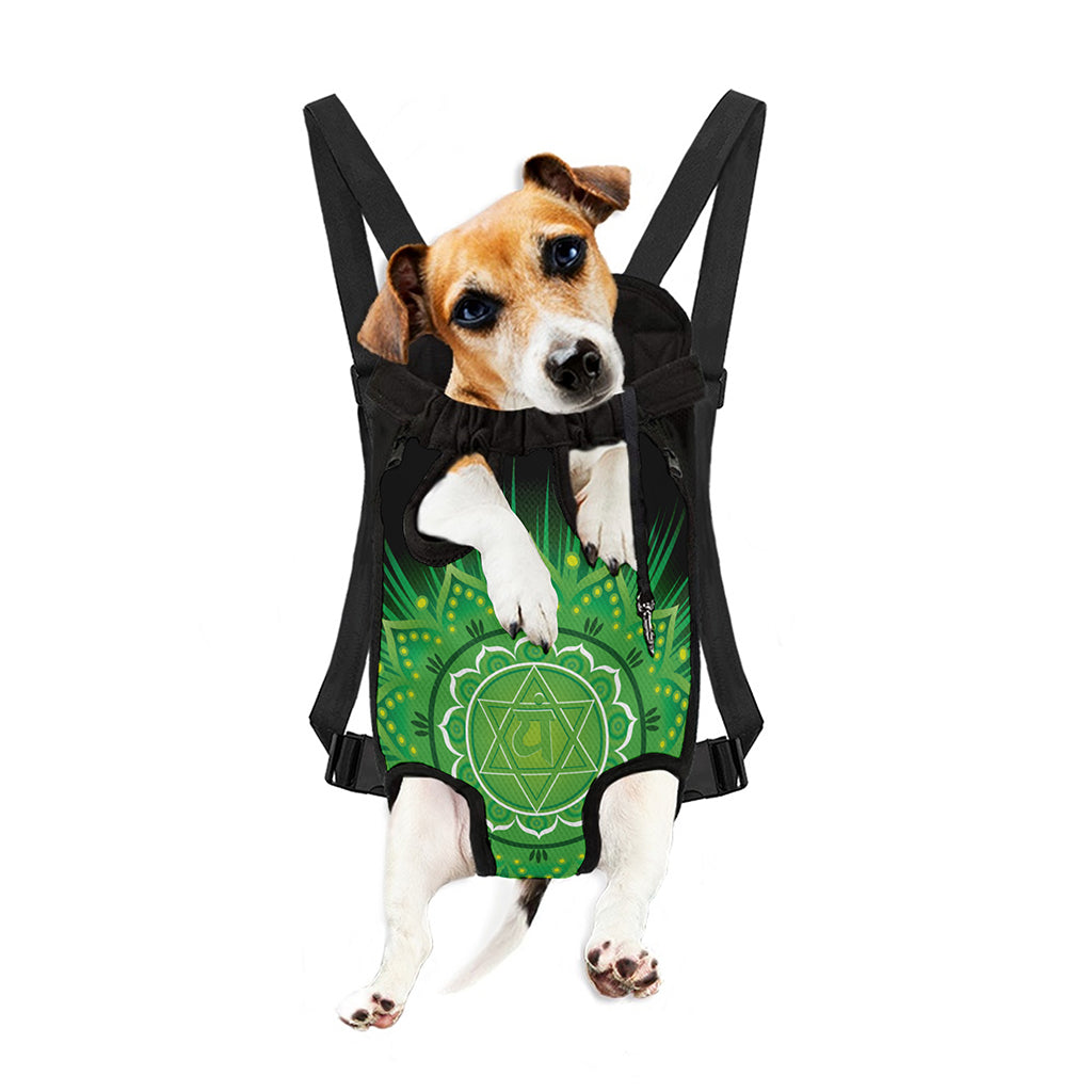 Anahata Chakra Mandala Print Pet Carrier Backpack
