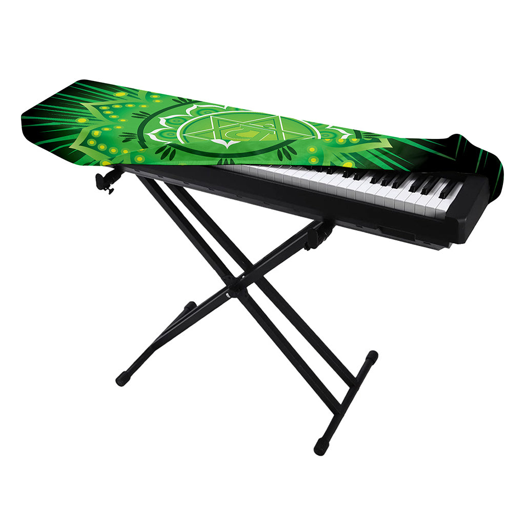 Anahata Chakra Mandala Print Piano Keyboard Cover