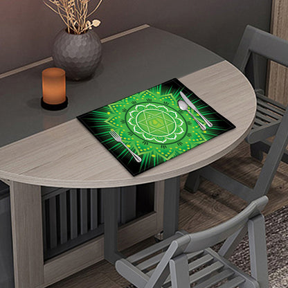 Anahata Chakra Mandala Print Placemat