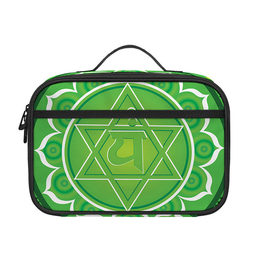 Anahata Chakra Mandala Print Portable Lunch Bag