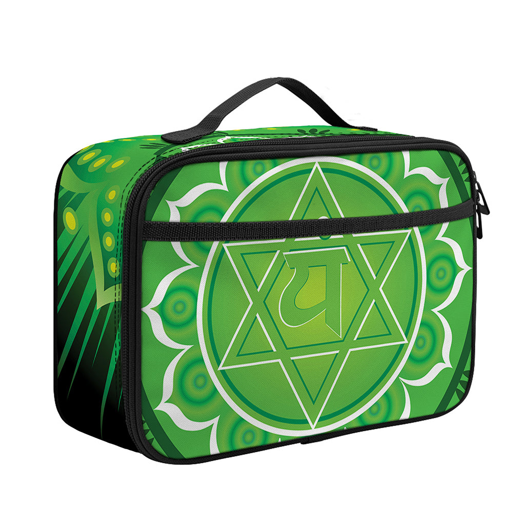 Anahata Chakra Mandala Print Portable Lunch Bag