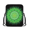 Anahata Chakra Mandala Print Rectangular Crossbody Bag