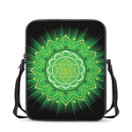 Anahata Chakra Mandala Print Rectangular Crossbody Bag