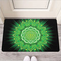 Anahata Chakra Mandala Print Rubber Doormat