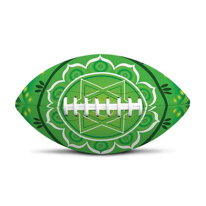 Anahata Chakra Mandala Print Rugby Ball