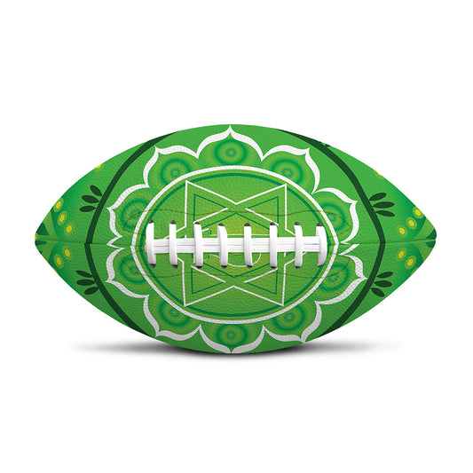 Anahata Chakra Mandala Print Rugby Ball