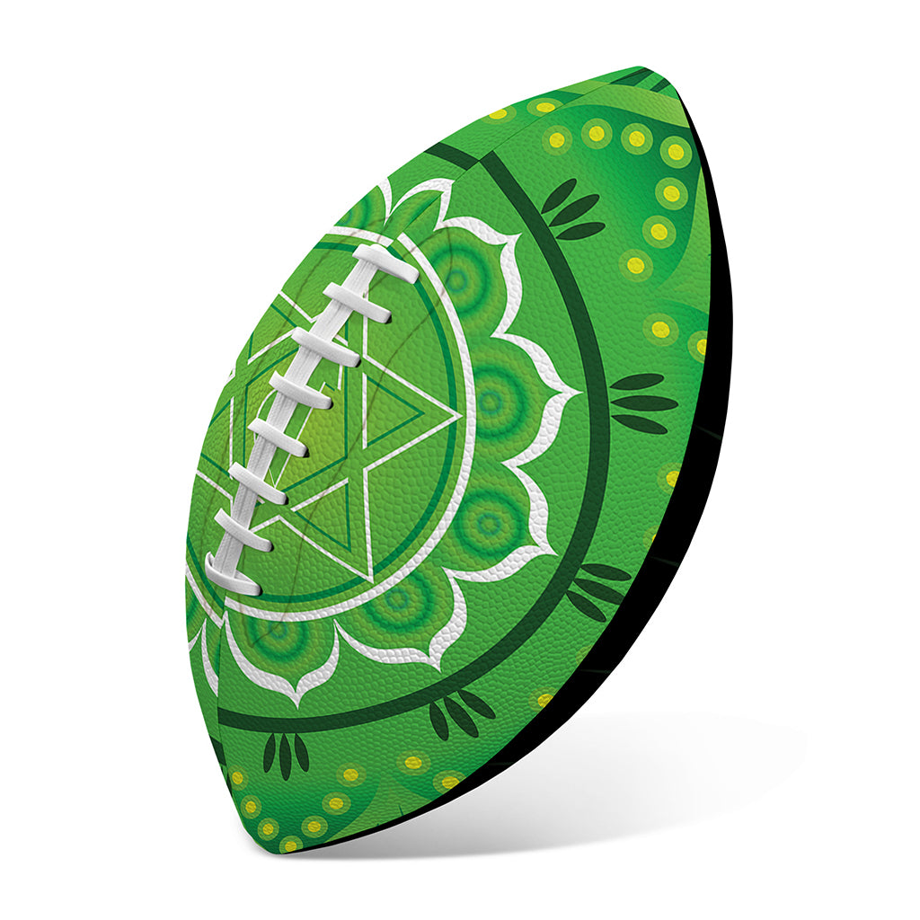Anahata Chakra Mandala Print Rugby Ball