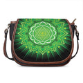 Anahata Chakra Mandala Print Saddle Bag