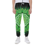 Anahata Chakra Mandala Print Scuba Joggers