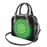 Anahata Chakra Mandala Print Shoulder Handbag