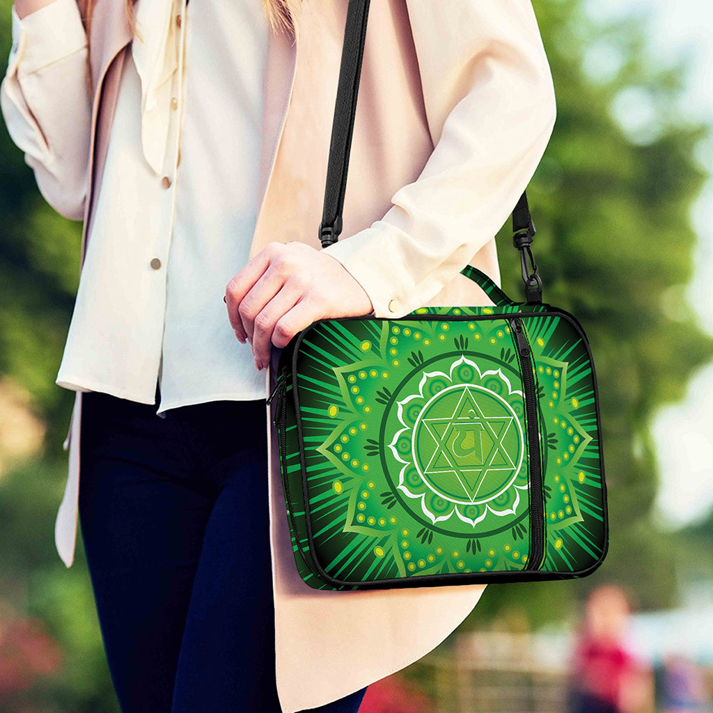 Anahata Chakra Mandala Print Shoulder Strap Bible Bag