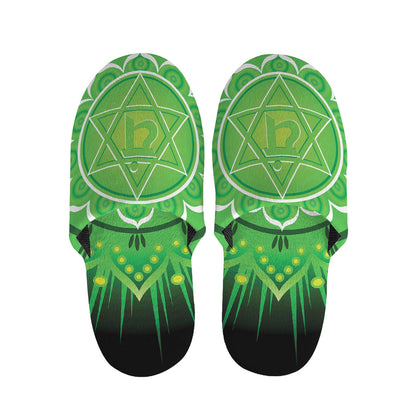 Anahata Chakra Mandala Print Slippers