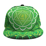 Anahata Chakra Mandala Print Snapback Cap