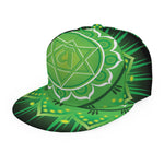 Anahata Chakra Mandala Print Snapback Cap