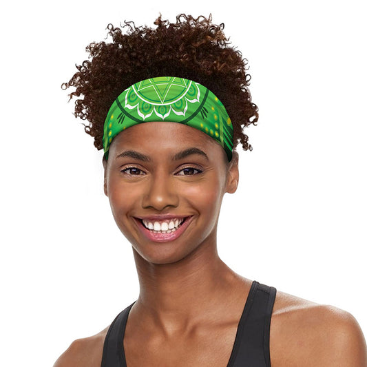 Anahata Chakra Mandala Print Sports Headband