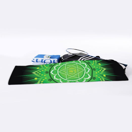 Anahata Chakra Mandala Print Sports Towel