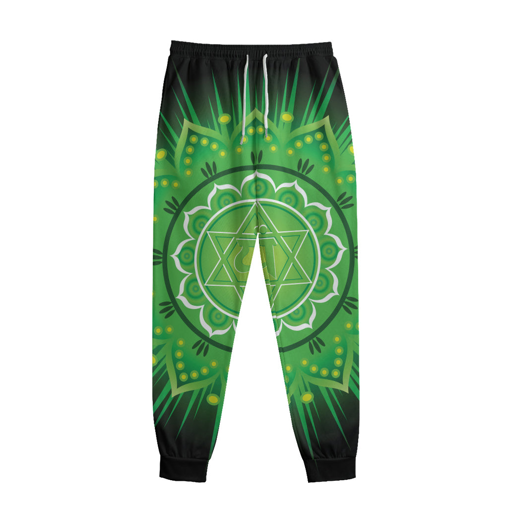 Anahata Chakra Mandala Print Sweatpants