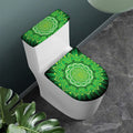 Anahata Chakra Mandala Print Toilet Lid And Tank Cover Set
