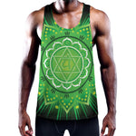 Anahata Chakra Mandala Print Training Tank Top