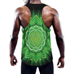 Anahata Chakra Mandala Print Training Tank Top