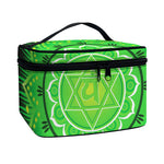 Anahata Chakra Mandala Print Travel Makeup Bag