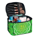 Anahata Chakra Mandala Print Travel Makeup Bag