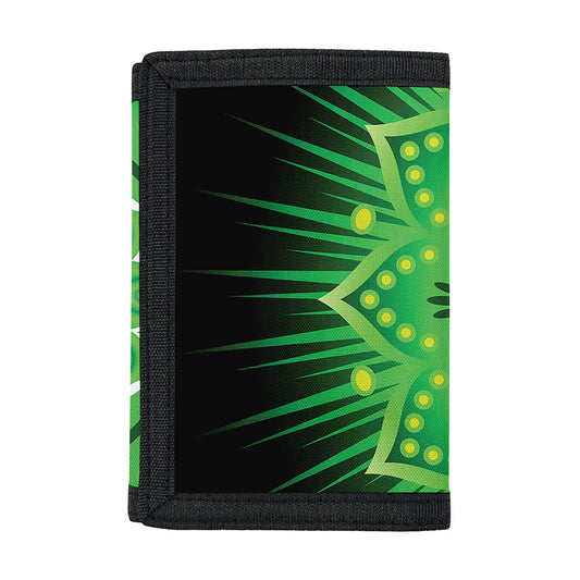 Anahata Chakra Mandala Print Trifold Wallet