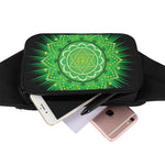 Anahata Chakra Mandala Print Waist Bag