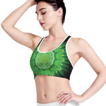 Anahata Chakra Mandala Print Women's Sports Bra