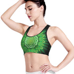 Anahata Chakra Mandala Print Women's Sports Bra