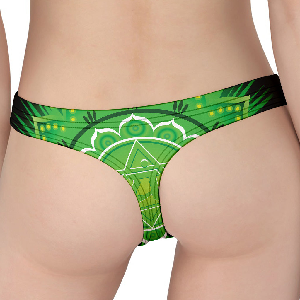 Anahata Chakra Mandala Print Women's Thong